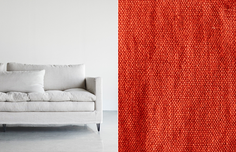 250 cm - Lin Souvage - Red