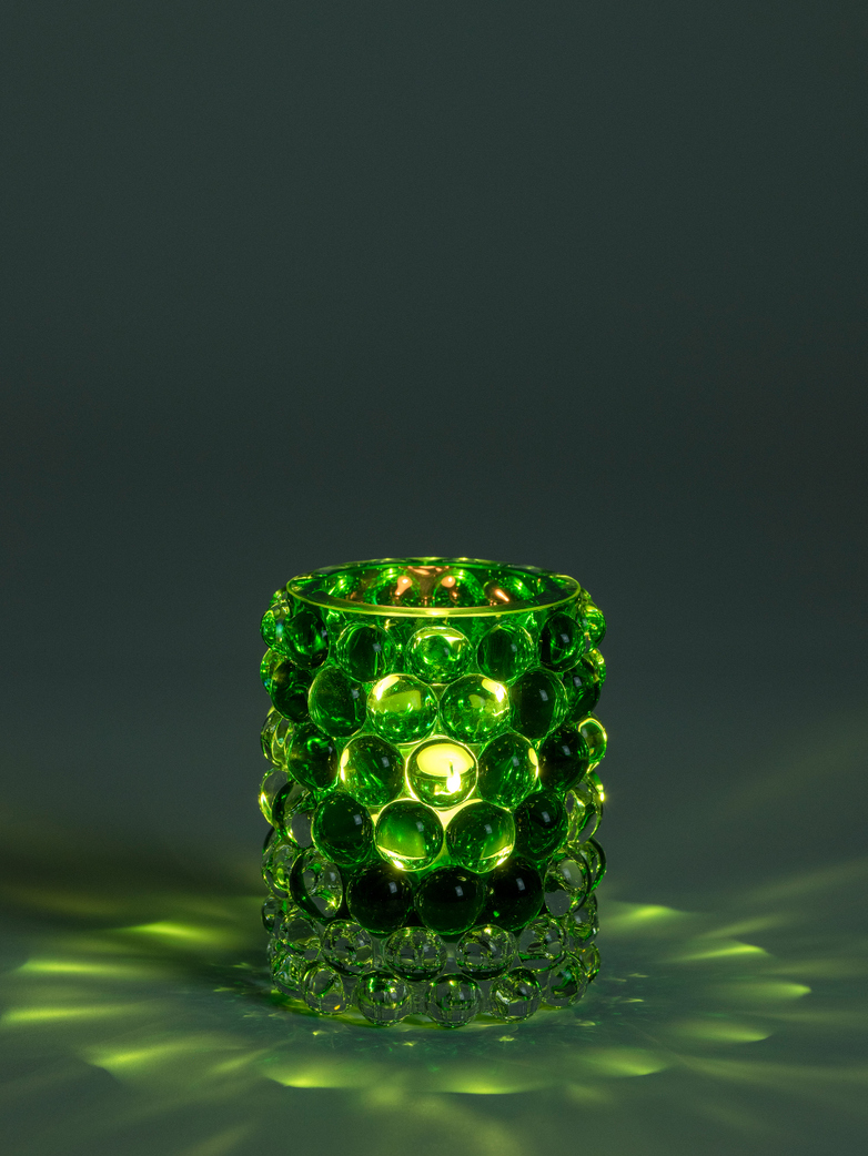 Hurricane Lamp Boule Green