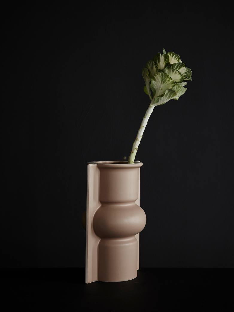 Mold Shape Flower Vase – Matt Mocha