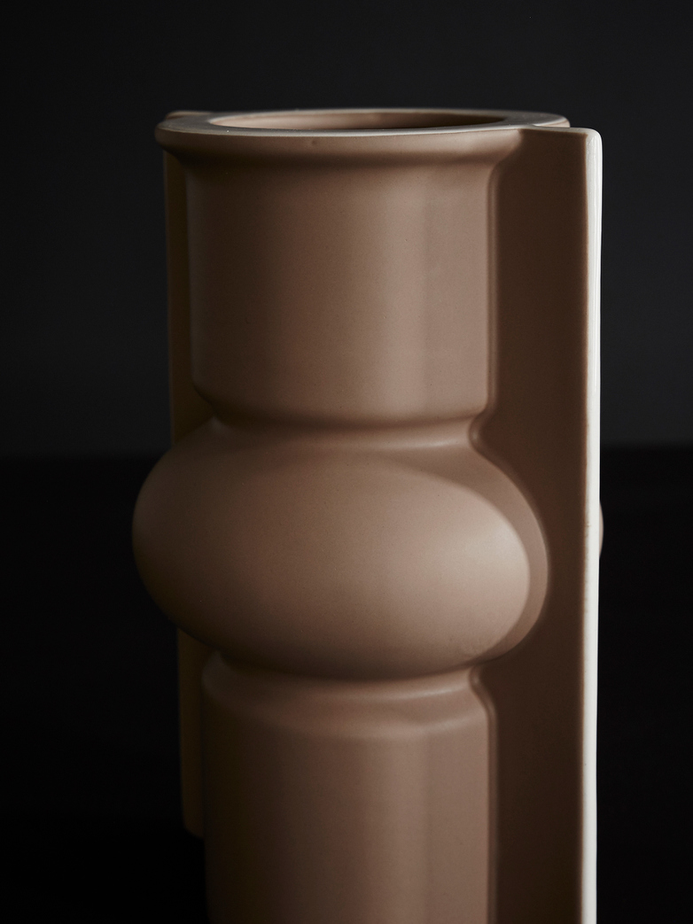 Mold Shape Flower Vase – Matt Mocha