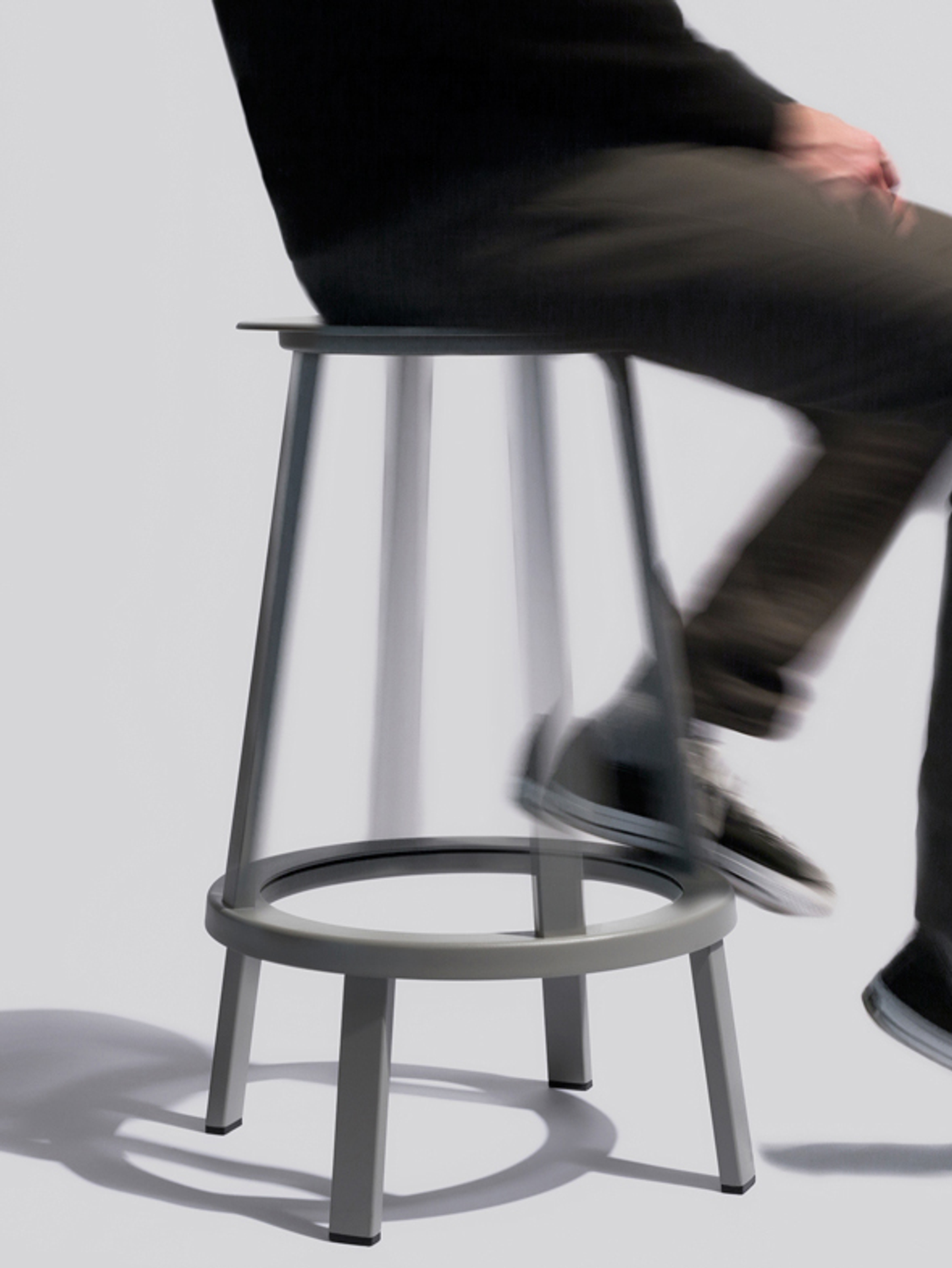 Hay — Revolver Bar Stool High - Black Powder Coated — Shop All