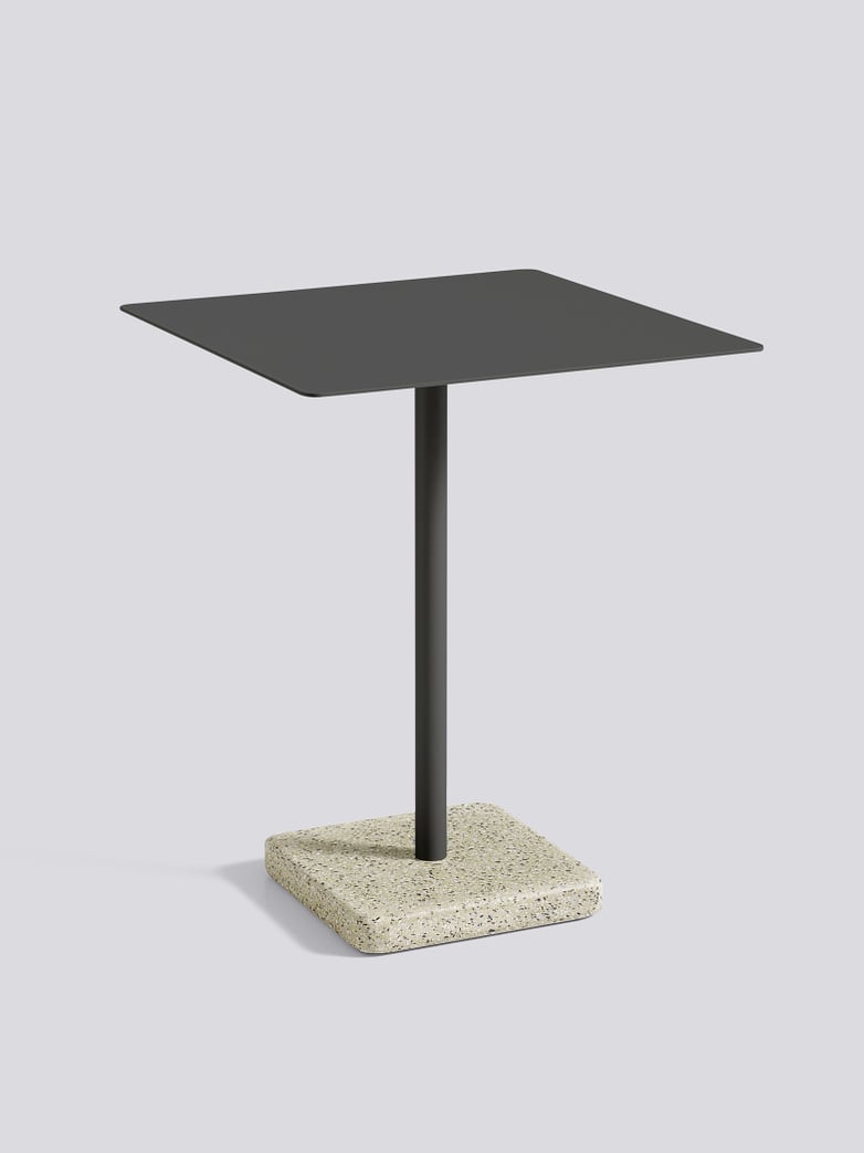 Terrazzo Square Table - Yellow Terrazzo - Anthracite powder coated