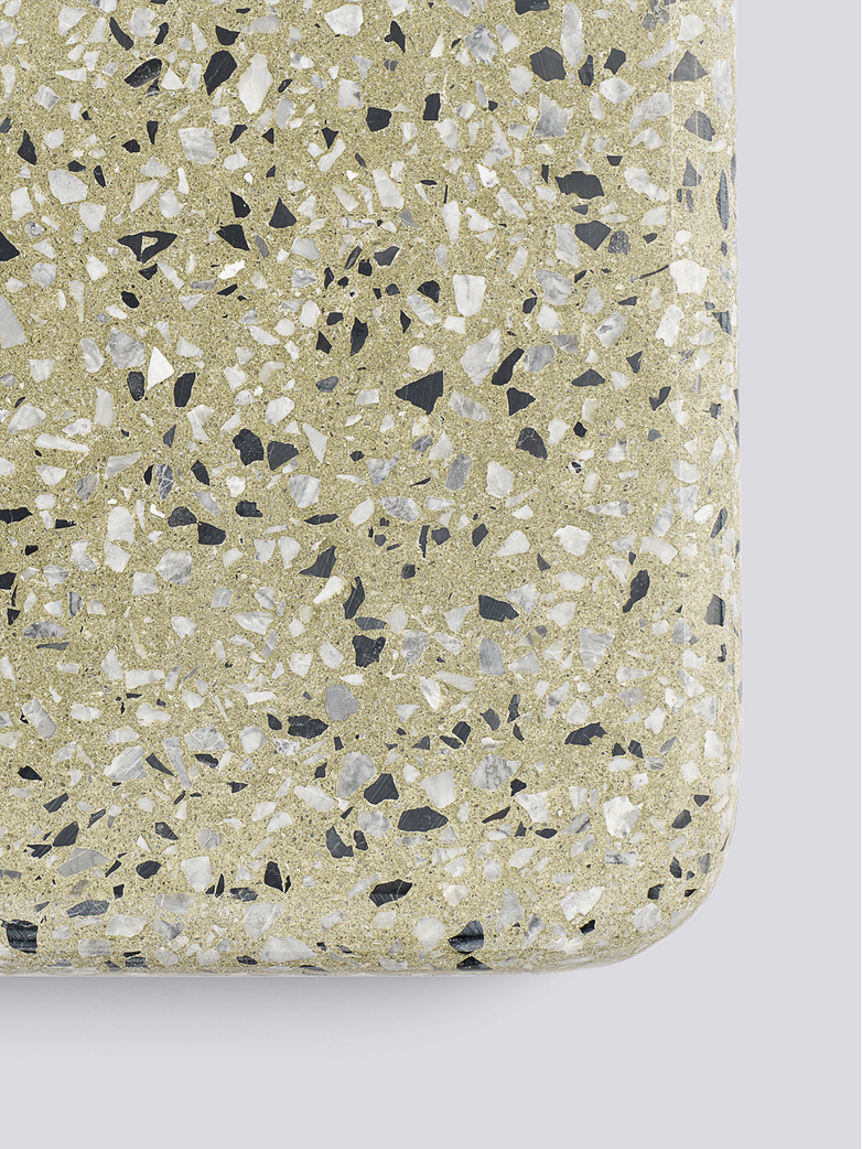 Terrazzo Square Table - Yellow Terrazzo - Anthracite powder coated