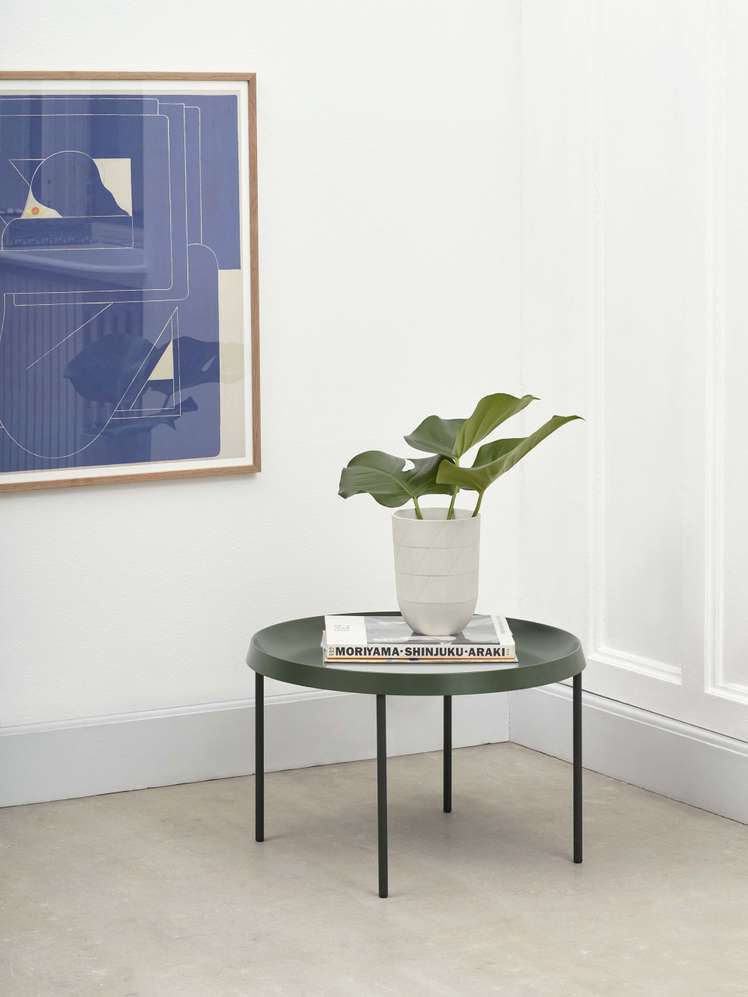 HAY TULOU COFFEE TABLE 廃盤色 北欧 デンマーク Tulou Coffee Table - Dark moss Powder coated Steel - Matt Green