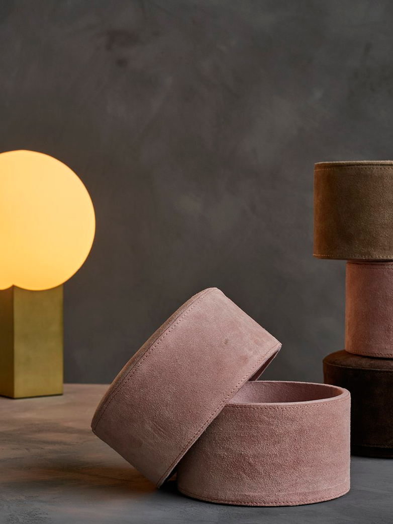 Suede Box – Large – Pink