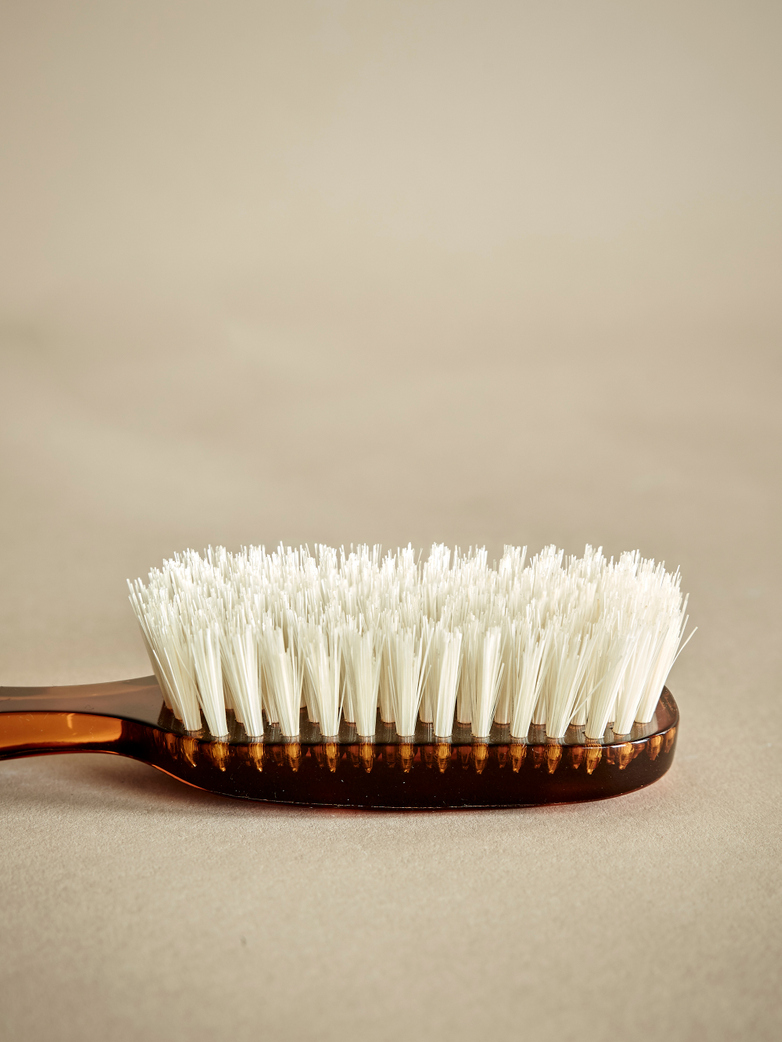Rectangular Hair Brush with Natural Bristles