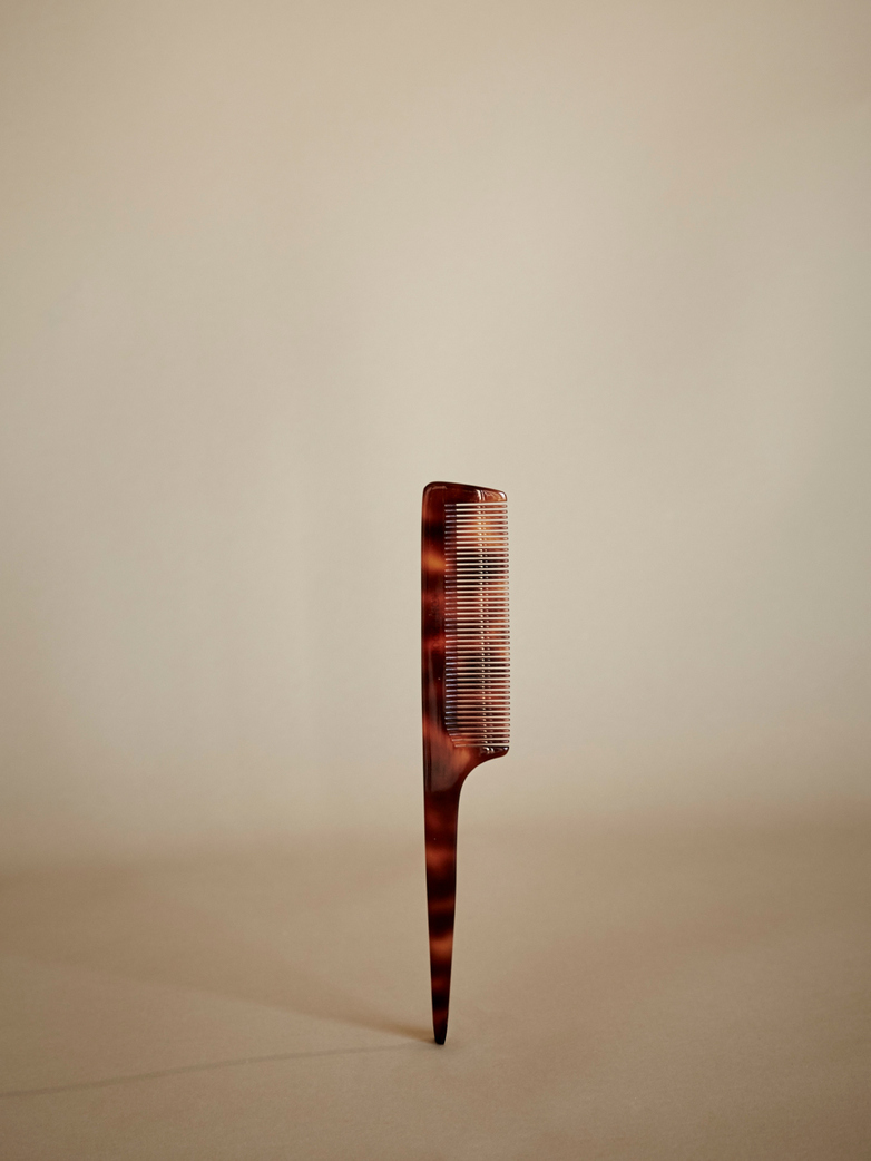 Brown Comb with Handle