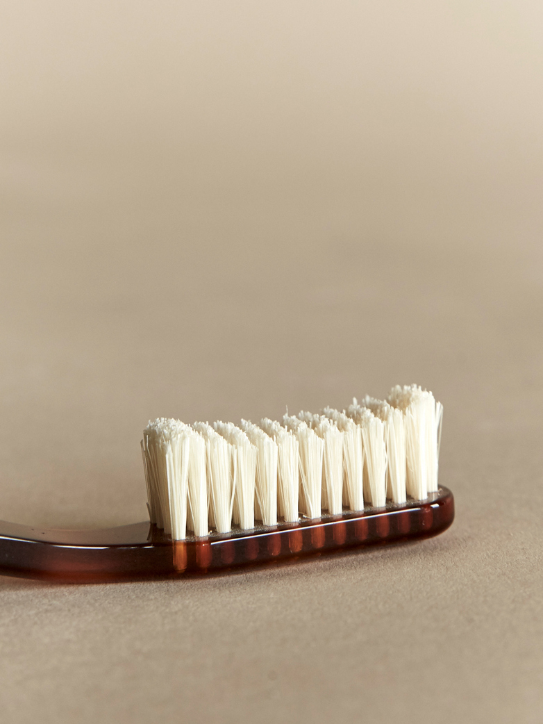 Toothbrush with Natural Bristles