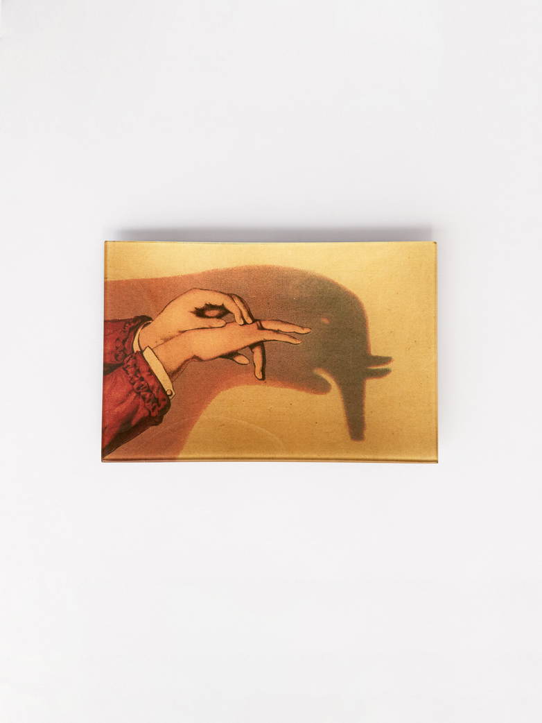Elephant Shadow Puppet Rectangle Tray