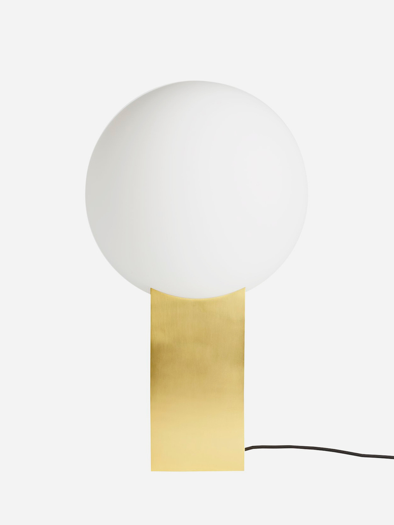 Hoop Floor Lamp – Brass