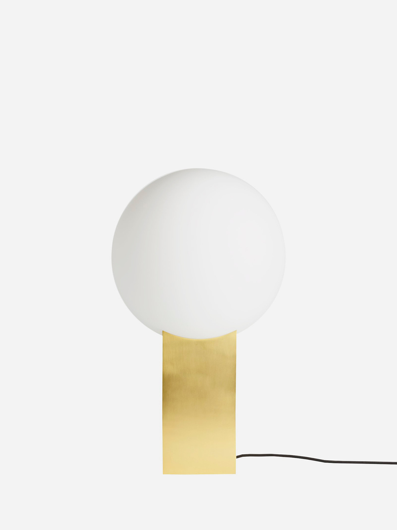 Hoop Table Lamp – Brass