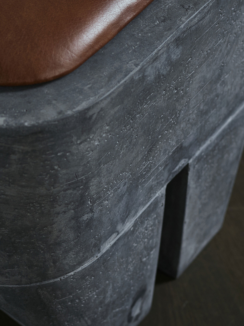 Sculpt Stool Concrete