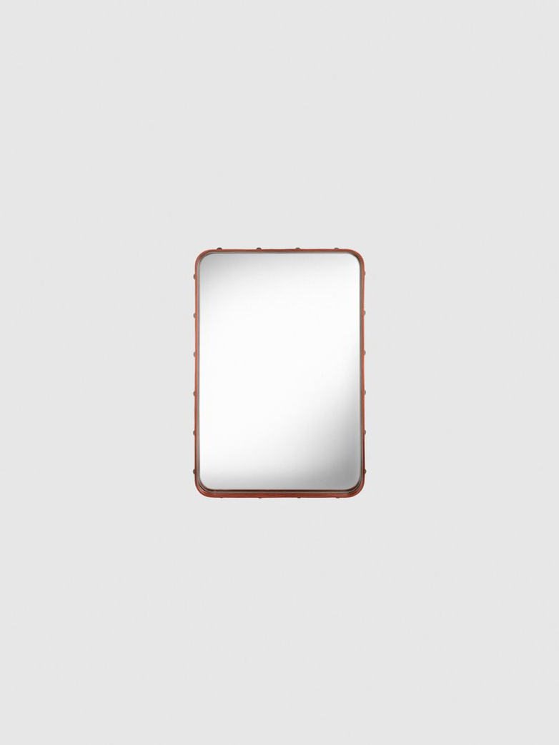 Adnet Rectangular Mirror Tan - 50x70cm