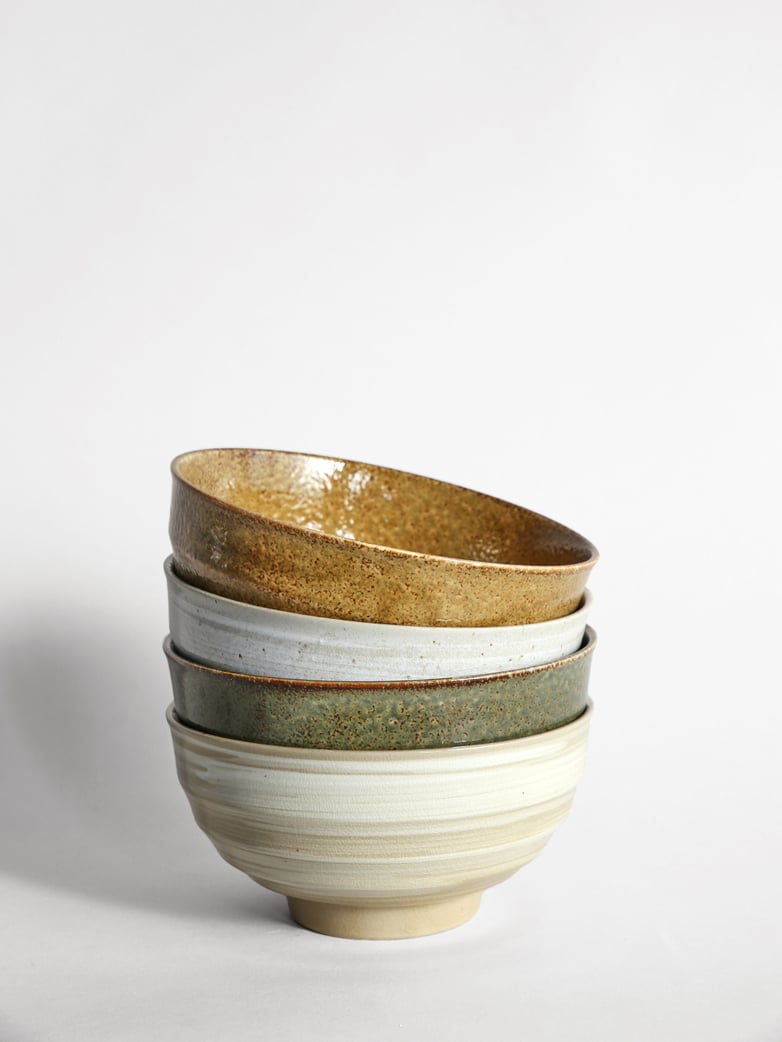 Kyoto Japanese Noodle Bowl - Set of 4