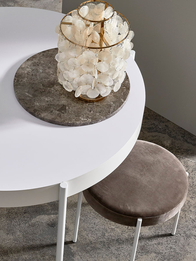 430 Series Dining Table – White – 120 cm