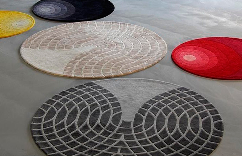 Panton Grande Rug - Brown & Sand
