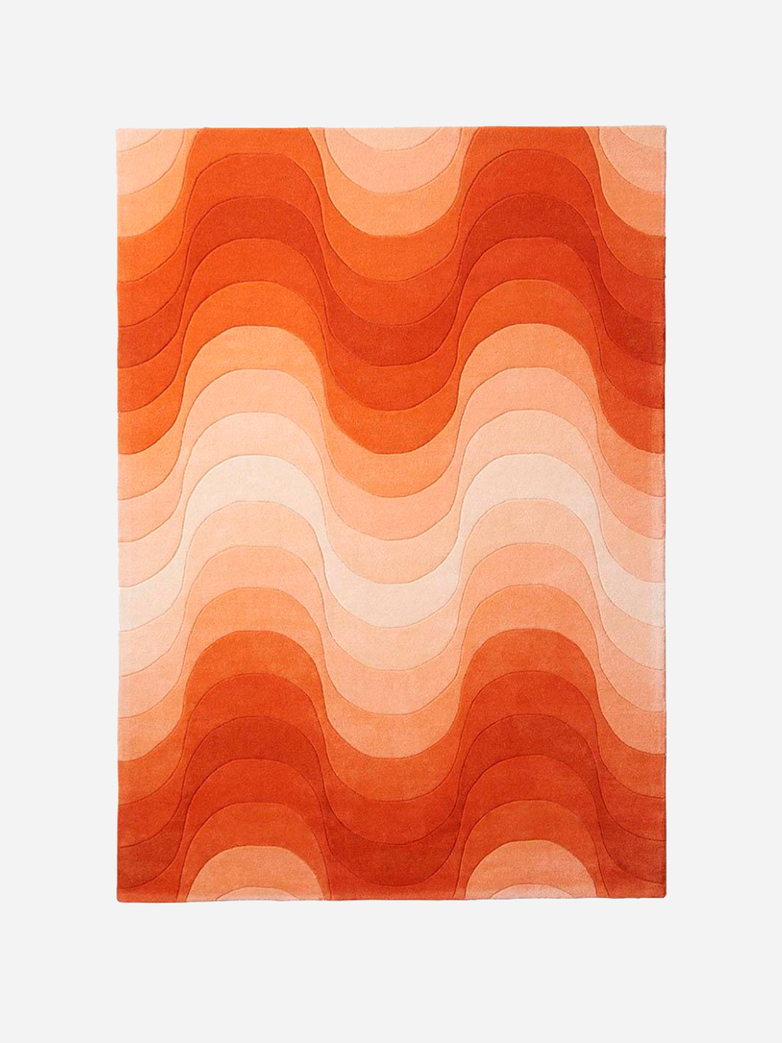 Wave Rug - Orange