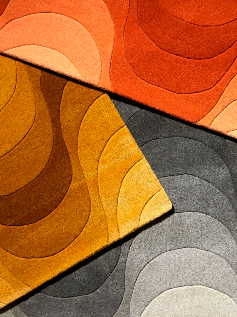 Wave Rug - Grey