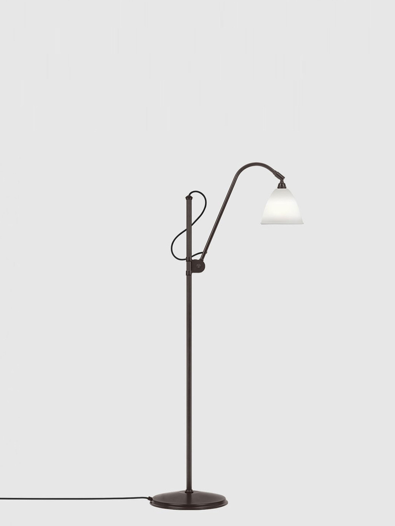 Bestlite BL3 – Black Brass Base – Bone China White – Small