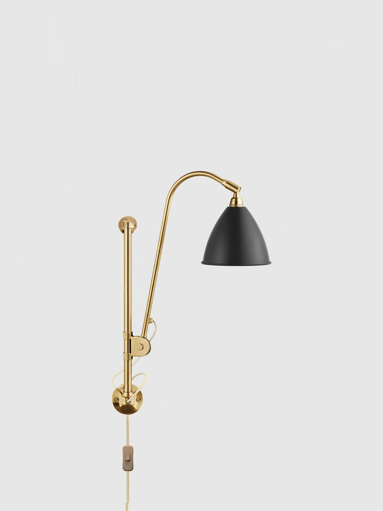 BL5 Wall Lamp – Brass Base – Black