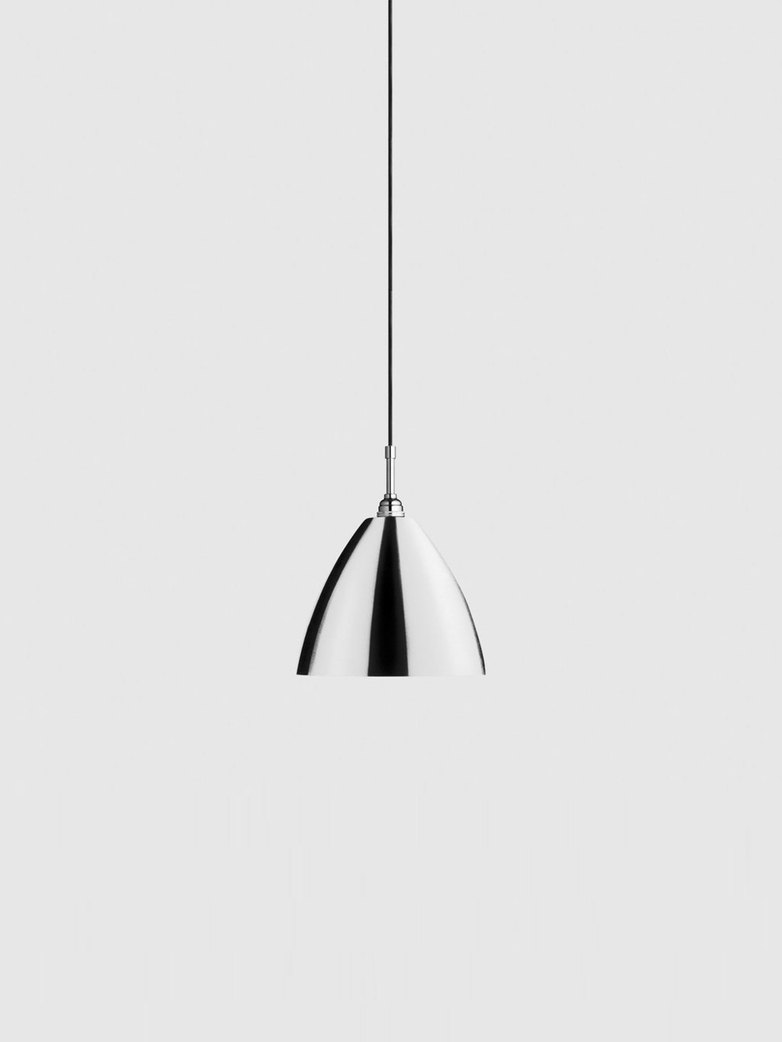 Bestlite BL9 Pendant – Chrome - Bone China White – Medium