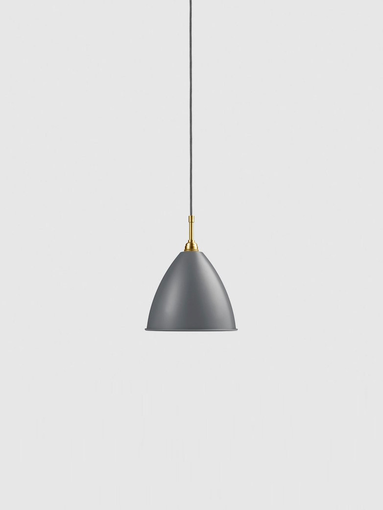 Bestlite BL9 Pendant – Brass Base – Grey – Medium
