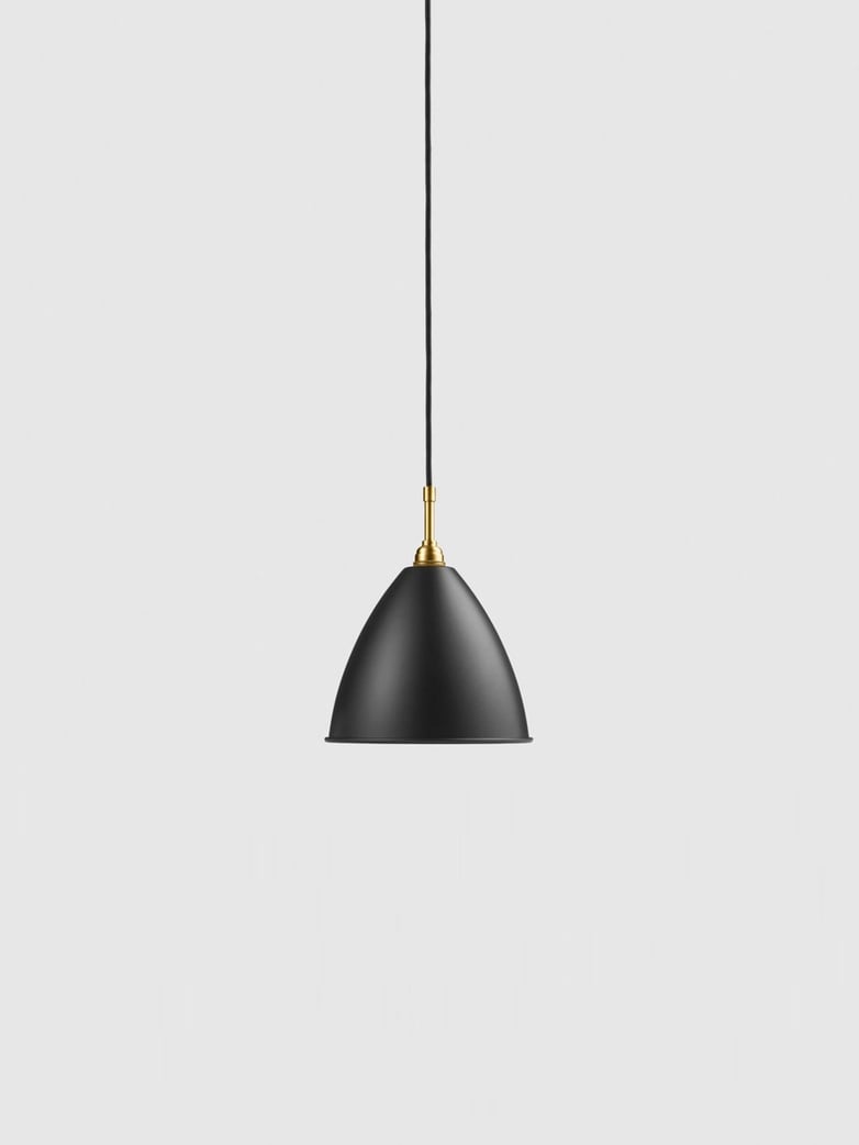 Bestlite BL9 Pendant – Brass Base – Black – Medium