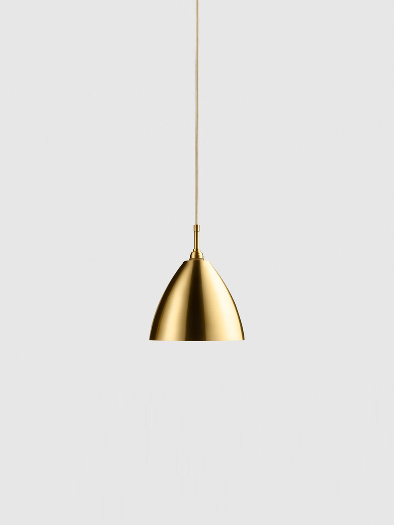 Bestlite BL9 Pendant – Brass Base – White – Medium