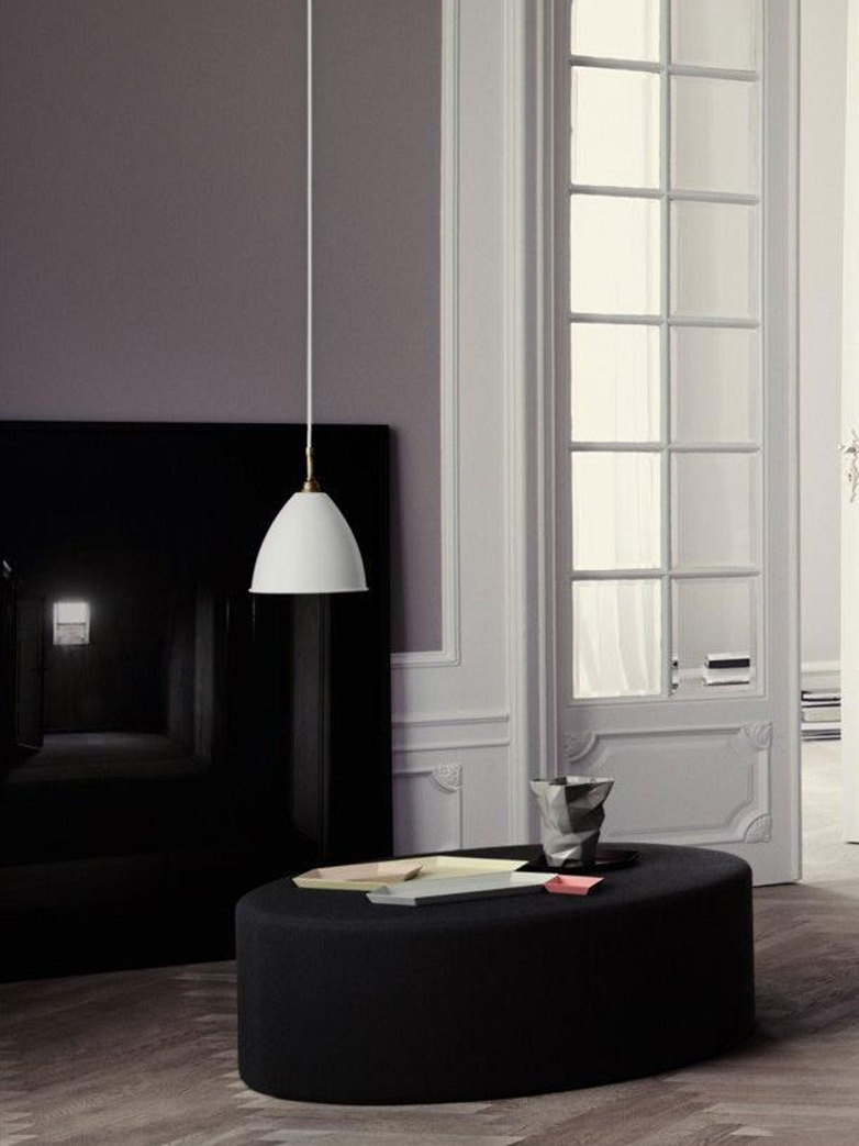 Bestlite BL9 Pendant – Brass Base – White – Medium