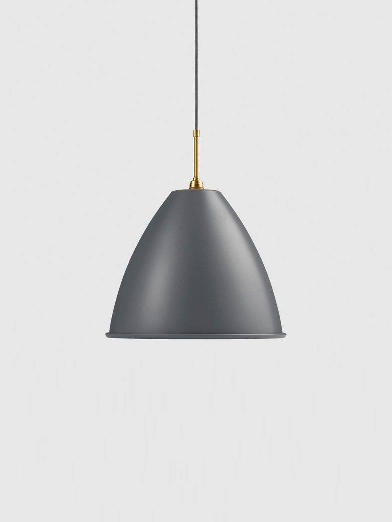 Bestlite BL9 Pendant – Brass Base – Grey – Large