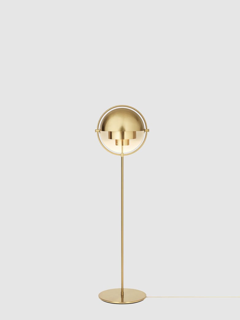 Multi-Lite Floor Lamp – Brass Base – Shiny Brass