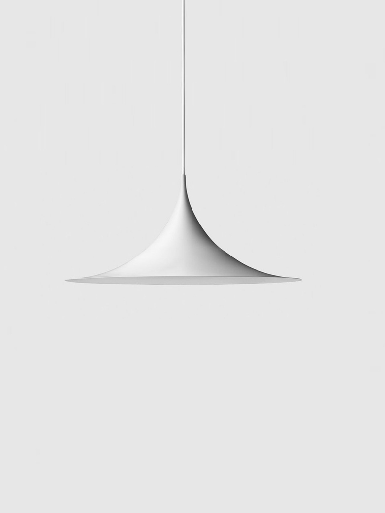 Semi Pendant – White Semi Matt – Medium