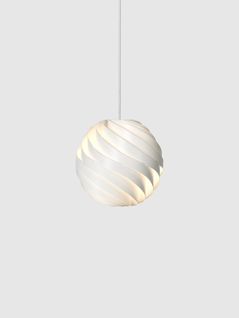 Turbo Pendant – White Semi Matt – Medium