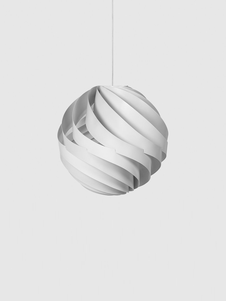 Turbo Pendant – White Semi Matt – Large