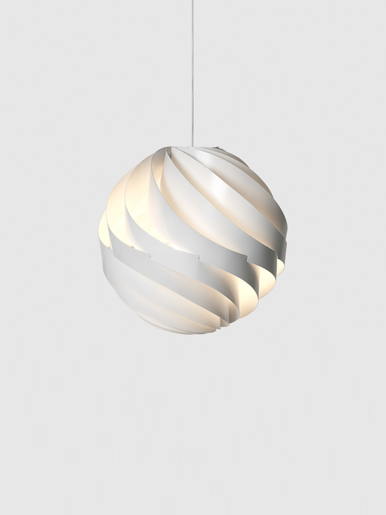 Turbo Pendant – White Semi Matt – Large