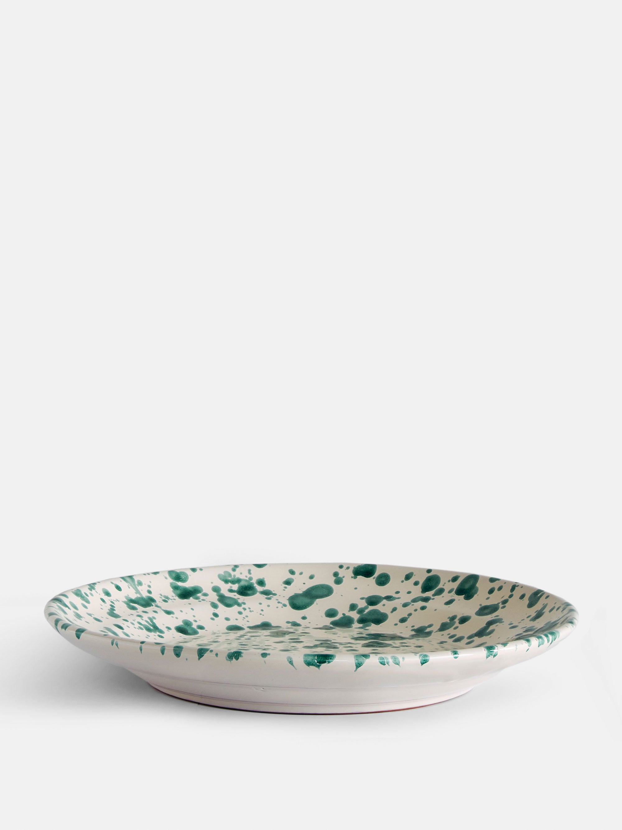 23529 6ecdb2626d Spruzzi Vivente Dinner Plate 28 Cm Green On Creme Portrait