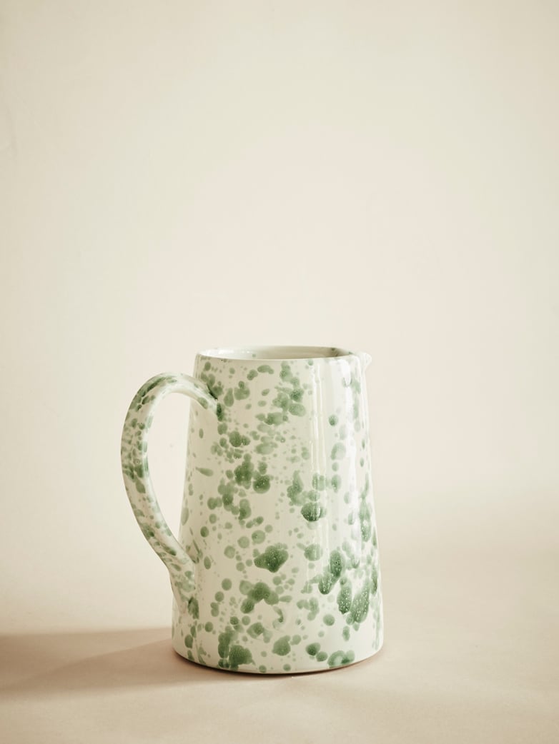 Spruzzi Vivente – Pitcher – Green on Creme
