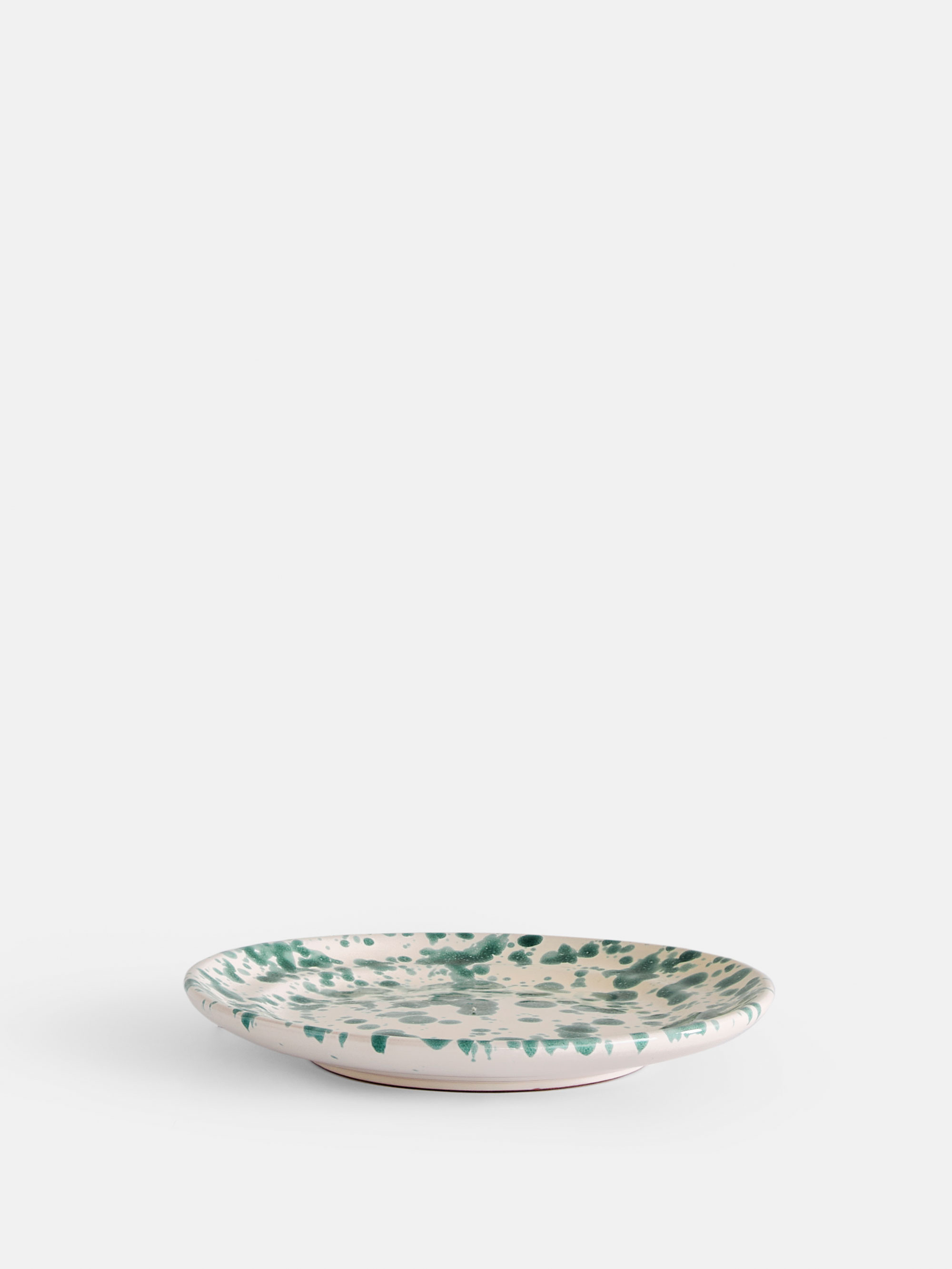 23532 D1a867e9f3 Spruzzi Vivente Plate 185 Cm Green On Creme Portrait