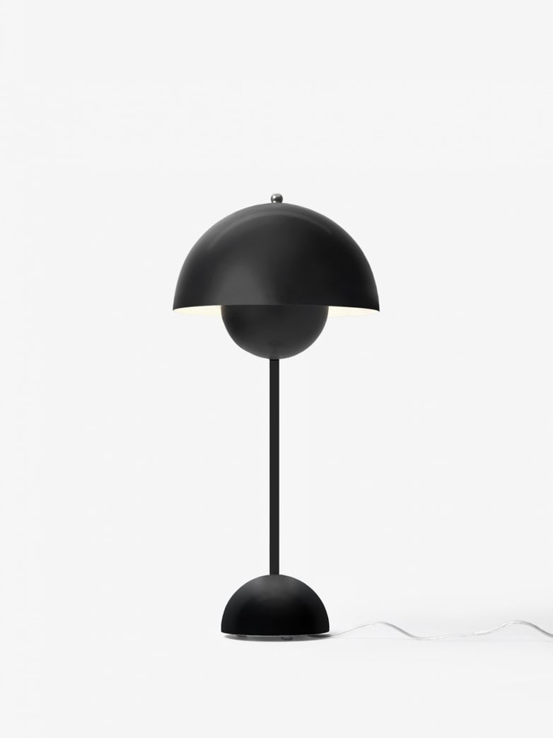 Flowerpot VP3 Table Lamp – Matt Black