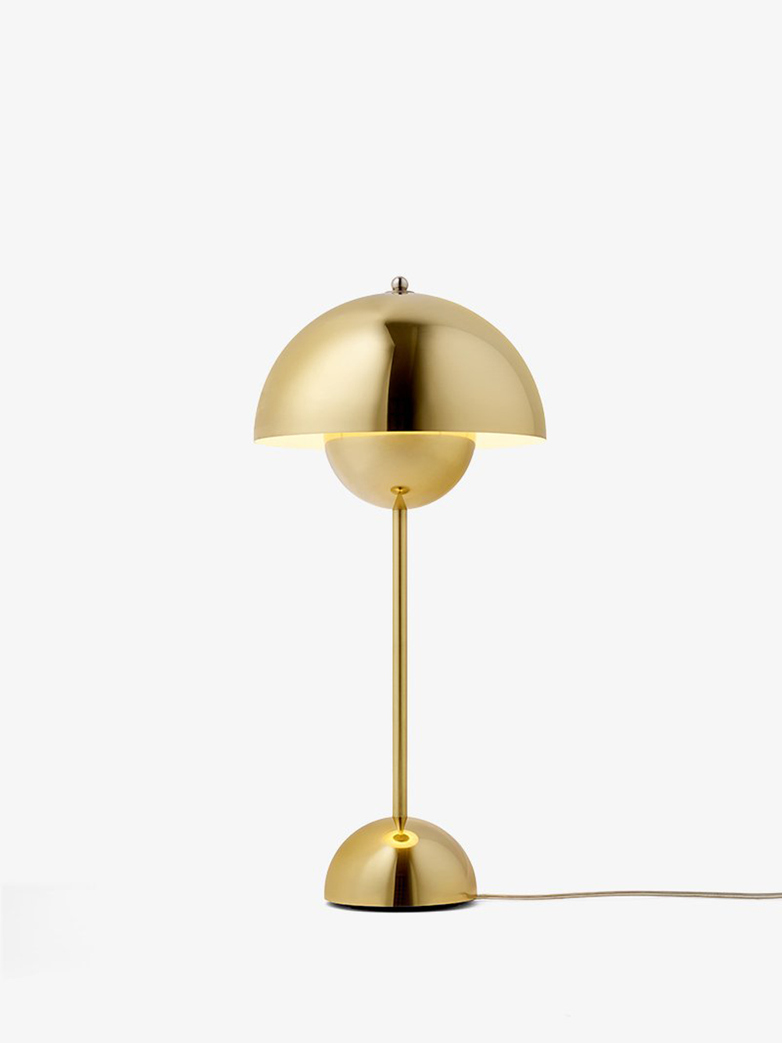 Flowerpot VP3 Table Lamp – Polished Brass