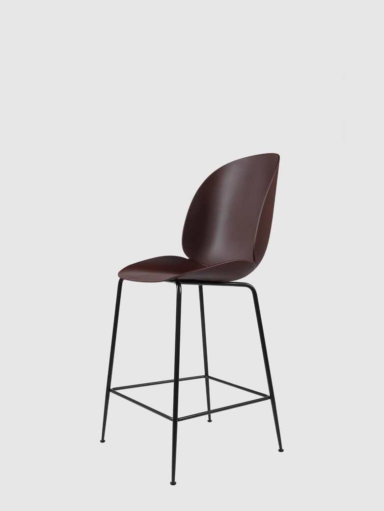 Beetle Bar Chair – Conic Black Base – Dark Pink – 63