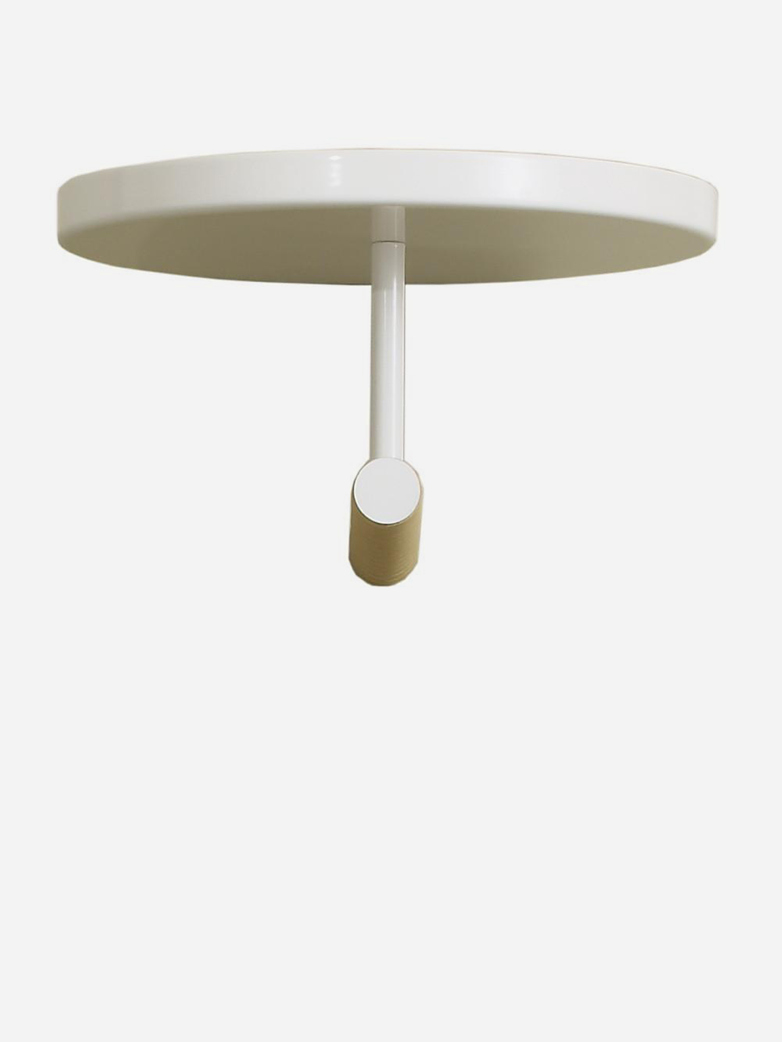 Belle Petite Hat Rack – Natural Leather – White