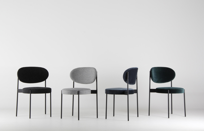 Series 430 Chair – Velvet Dark Green
