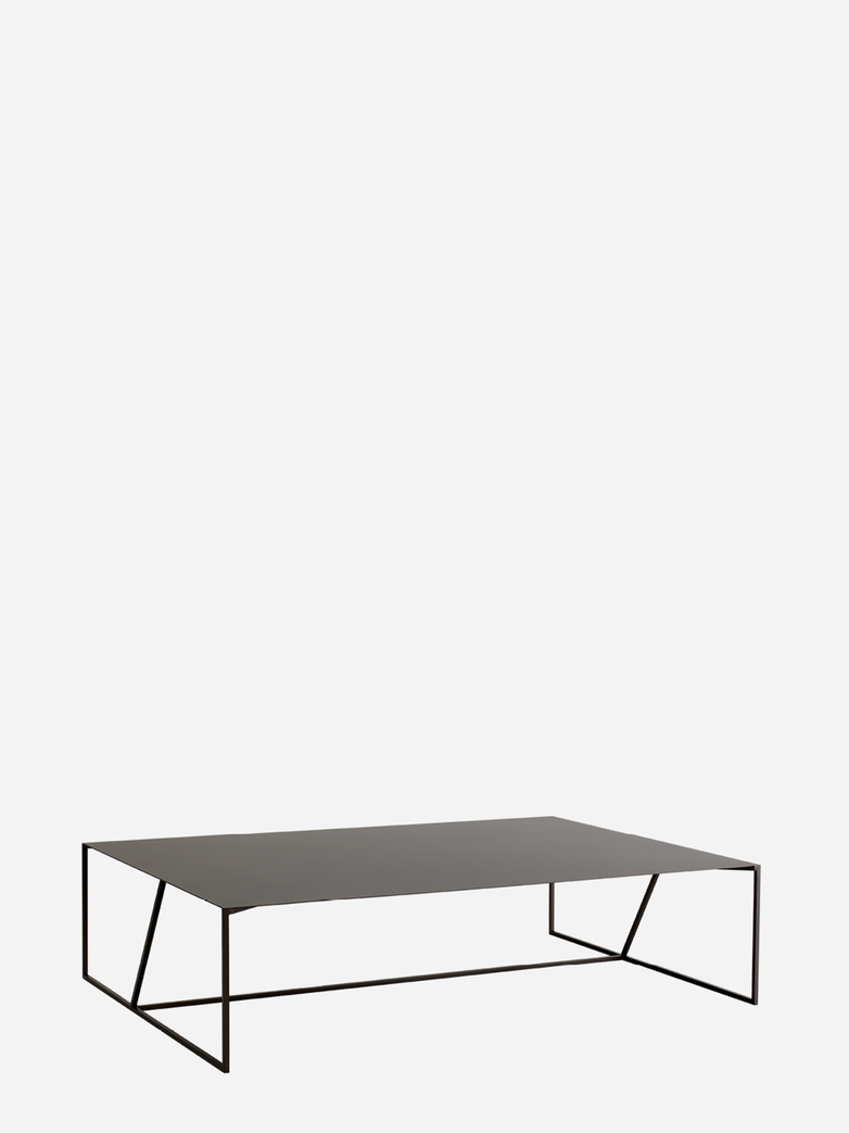 Oblique Steel Sofa Table – 118 x 78