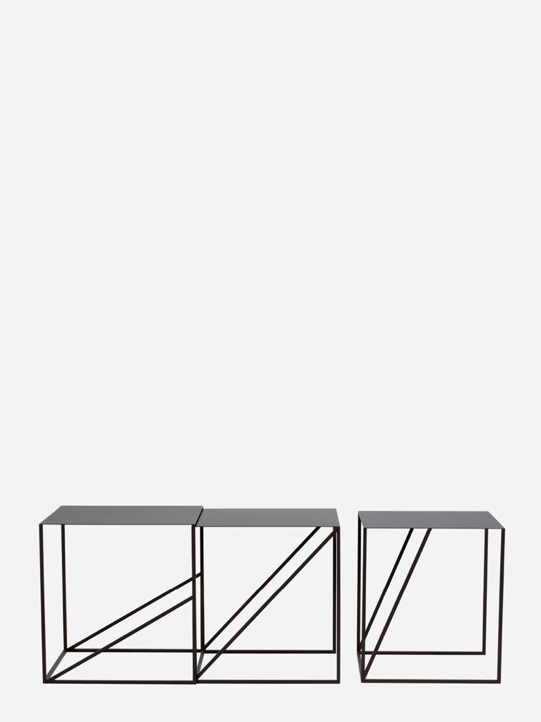 Oblique Sliding Tables – Set of Three