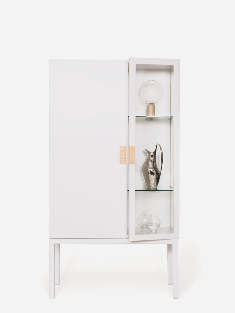 Frame Semi Cabinet – White