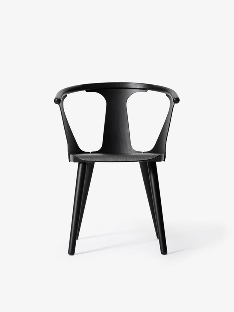 In Between Chair – Lacquered Black Oak
