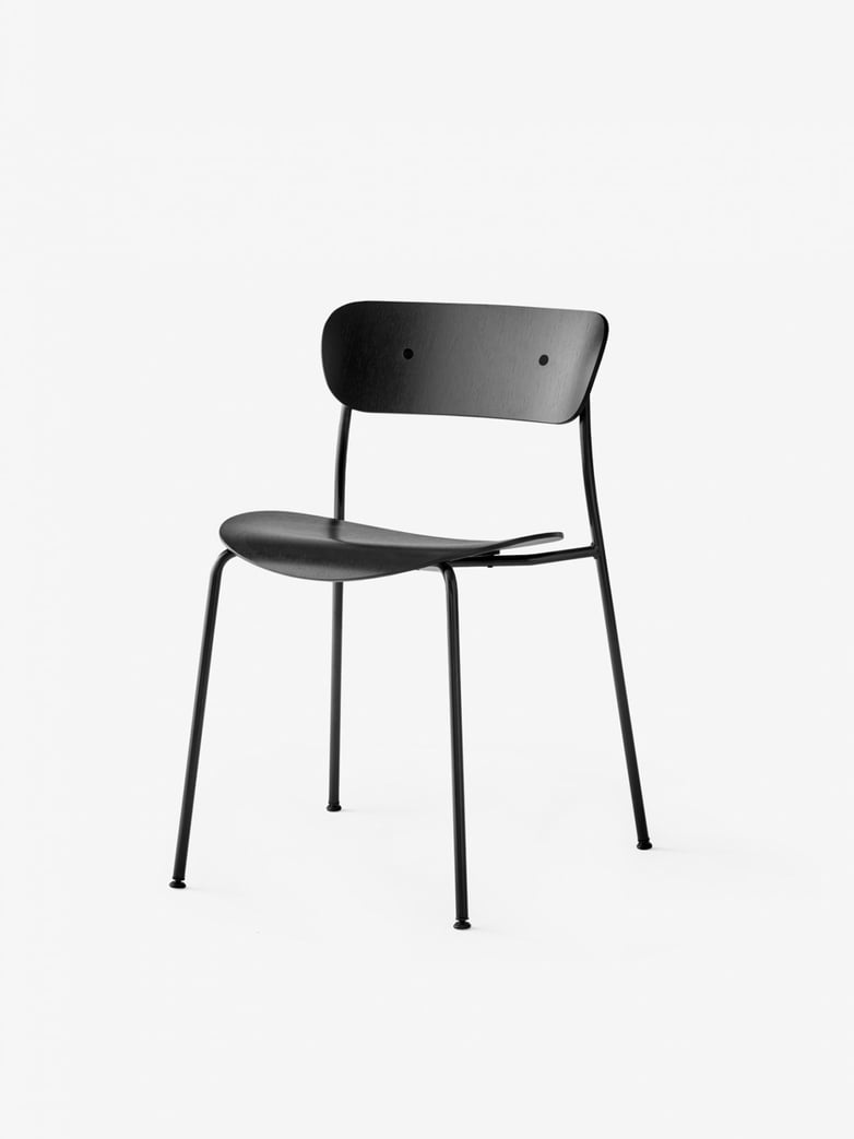 Pavilion Chair – Black Lacquered Oak