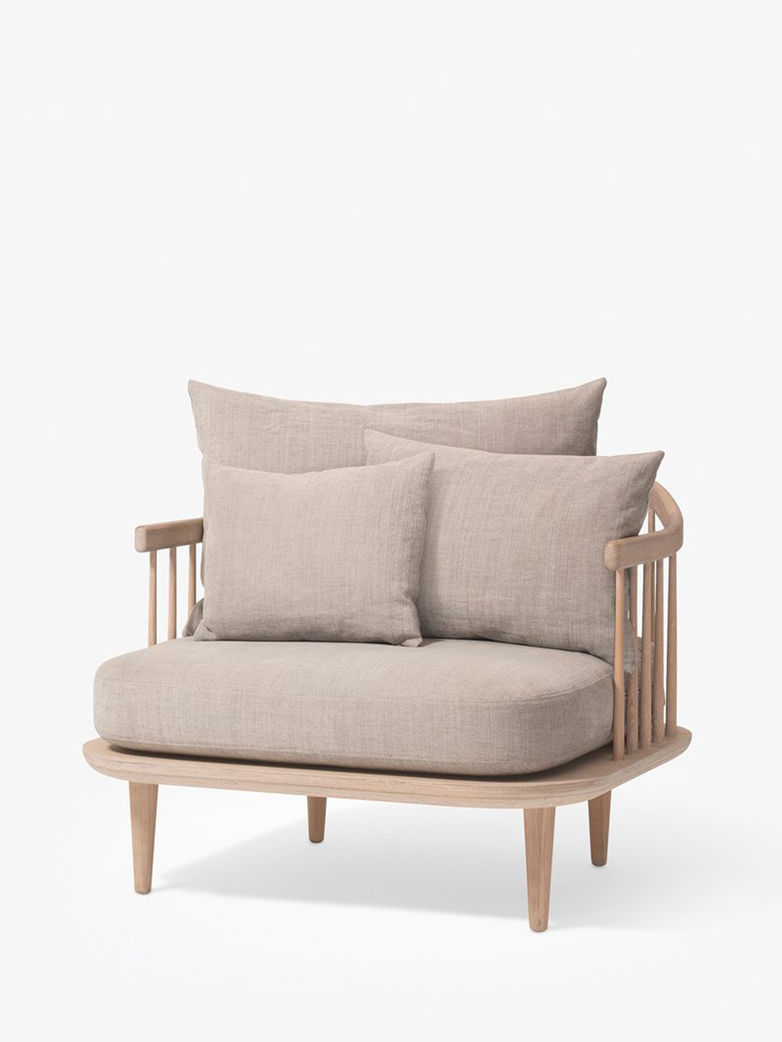 Fly Chair SC1 – White Oiled Oak – Beige