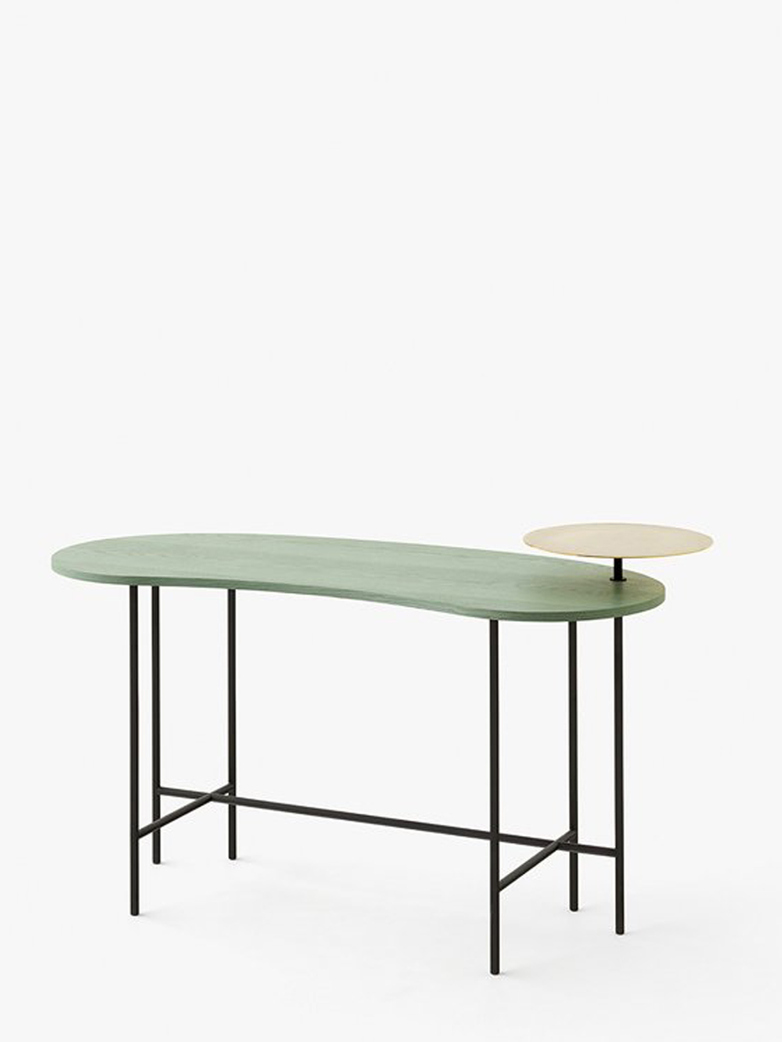Pallete Desk JH9 – Grey Green Ash & Brass